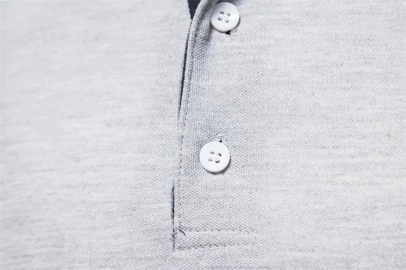 Casual Long Sleeved Polo Shirt