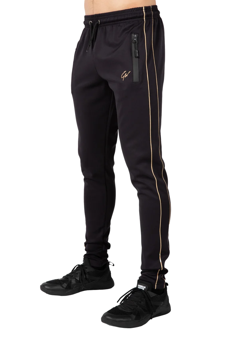 Wenden Track Pants - Black/Gold
