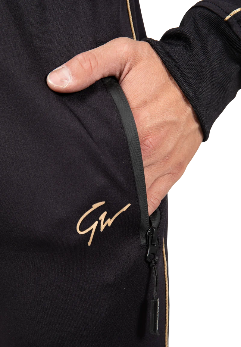 Wenden Track Pants - Black/Gold