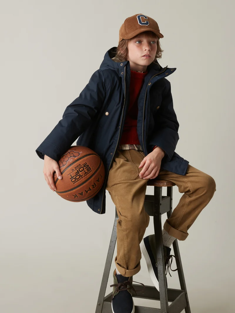 Jungen-Parka, warm