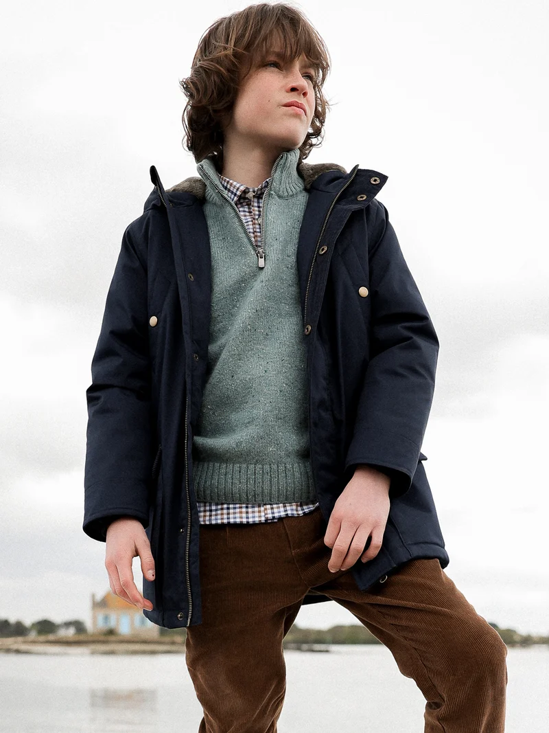 Jungen-Parka, warm