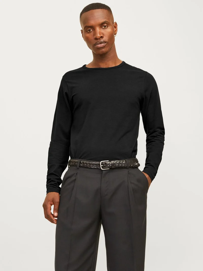 JJEBASIC O-NECK TEE L/S NOOS