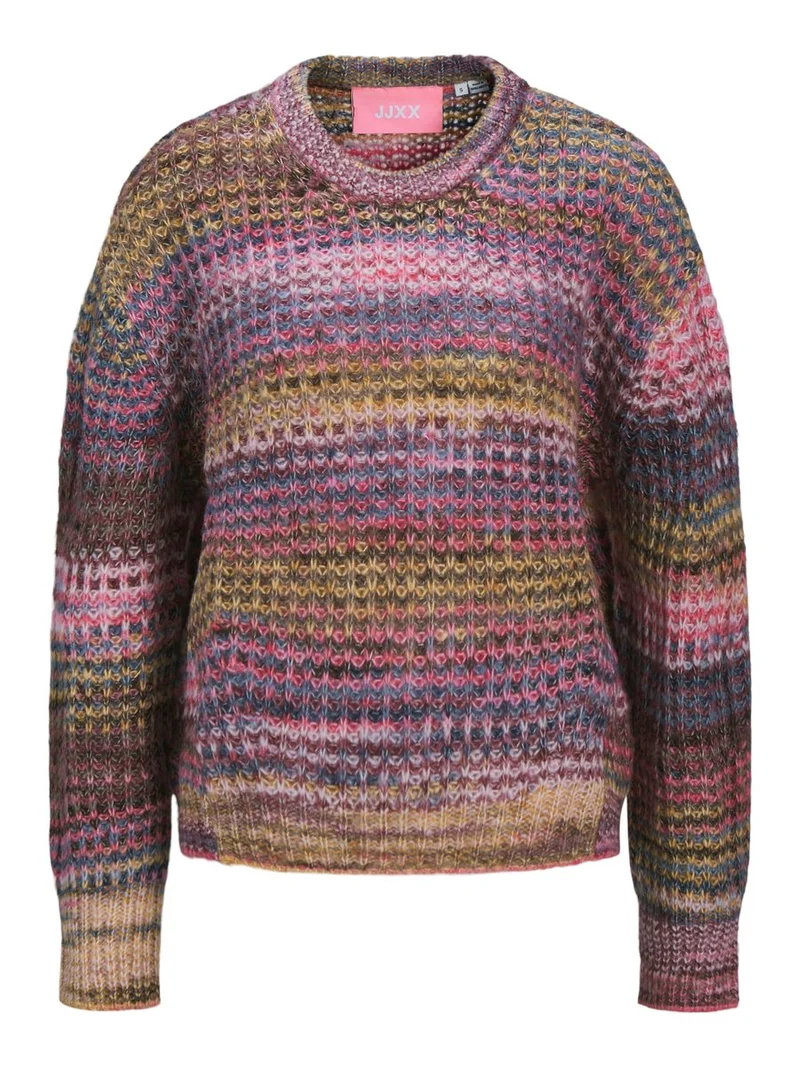 JXSIMONE SPACE DYE CREW NECK KNIT S
