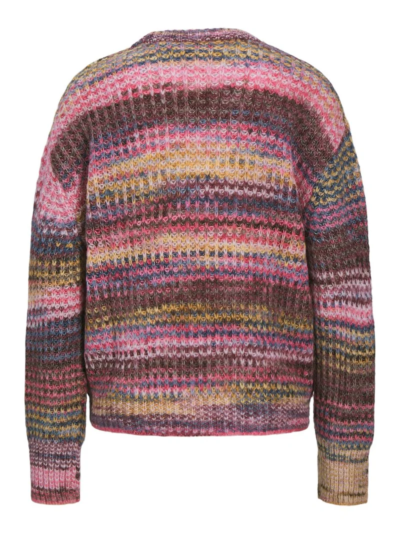 JXSIMONE SPACE DYE CREW NECK KNIT S