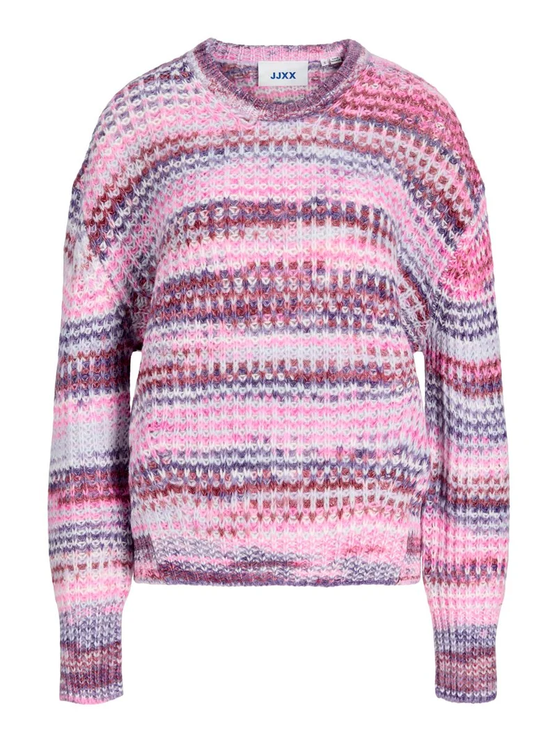 JXSIMONE SPACE DYE CREW NECK KNIT S