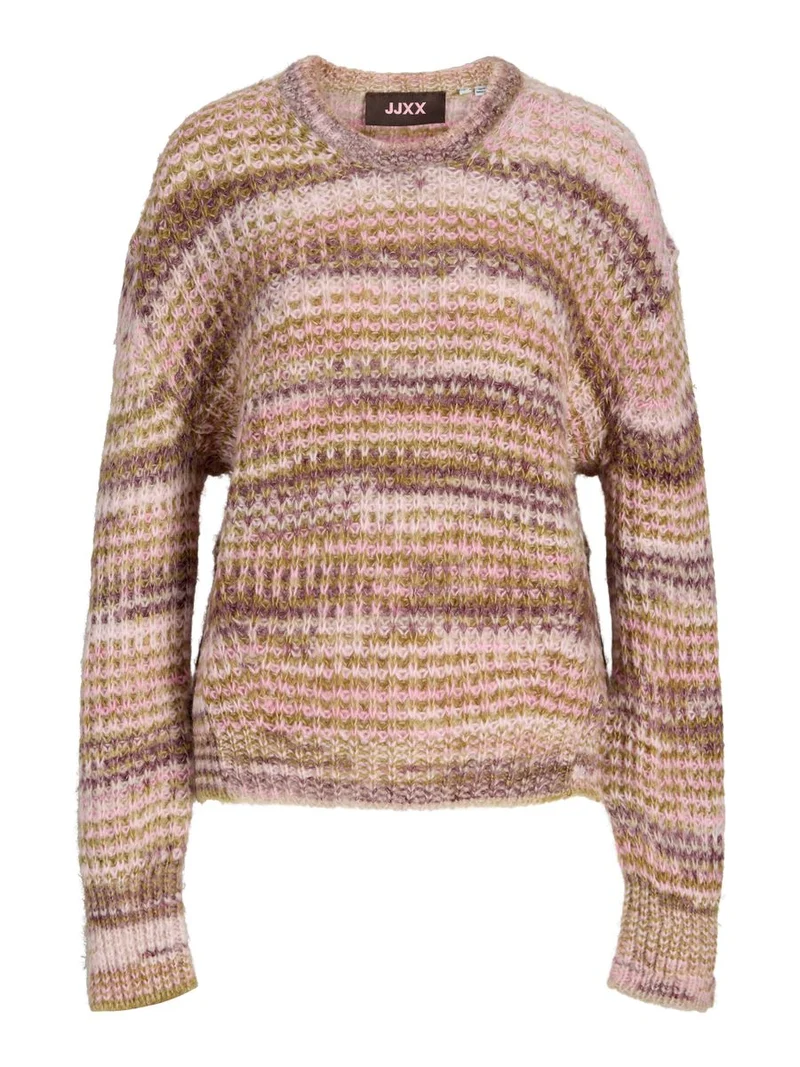 JXSIMONE SPACE DYE CREW NECK KNIT S