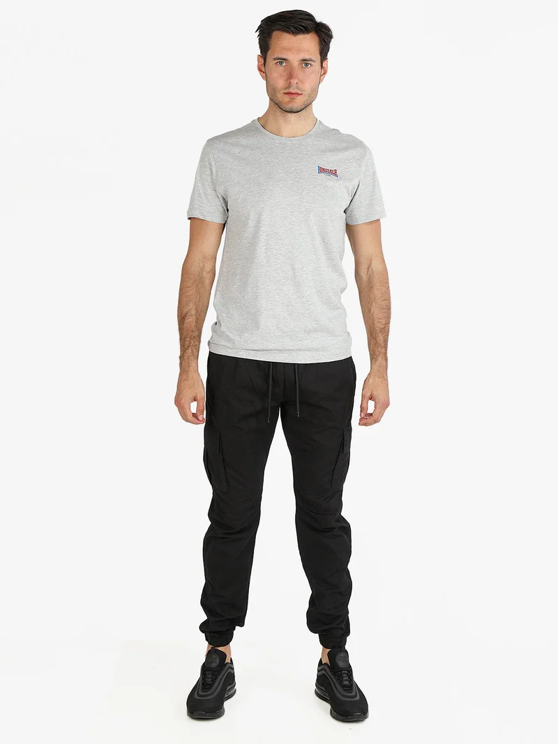 Pantaloni da uomo con tasconi e coulisse - nero