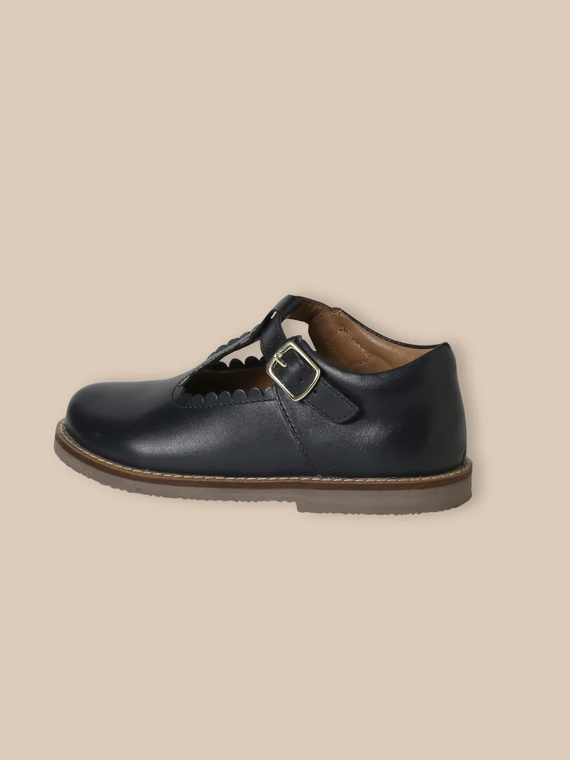 Mädchen-Riemchenschuhe aus Leder