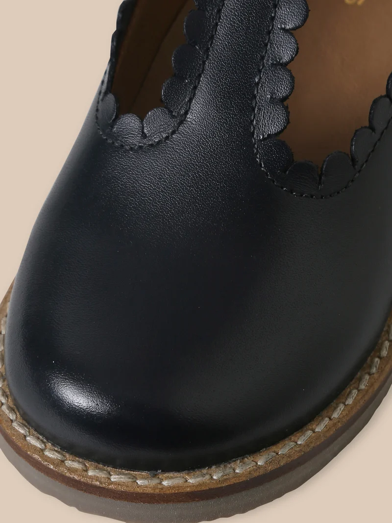 Mädchen-Riemchenschuhe aus Leder