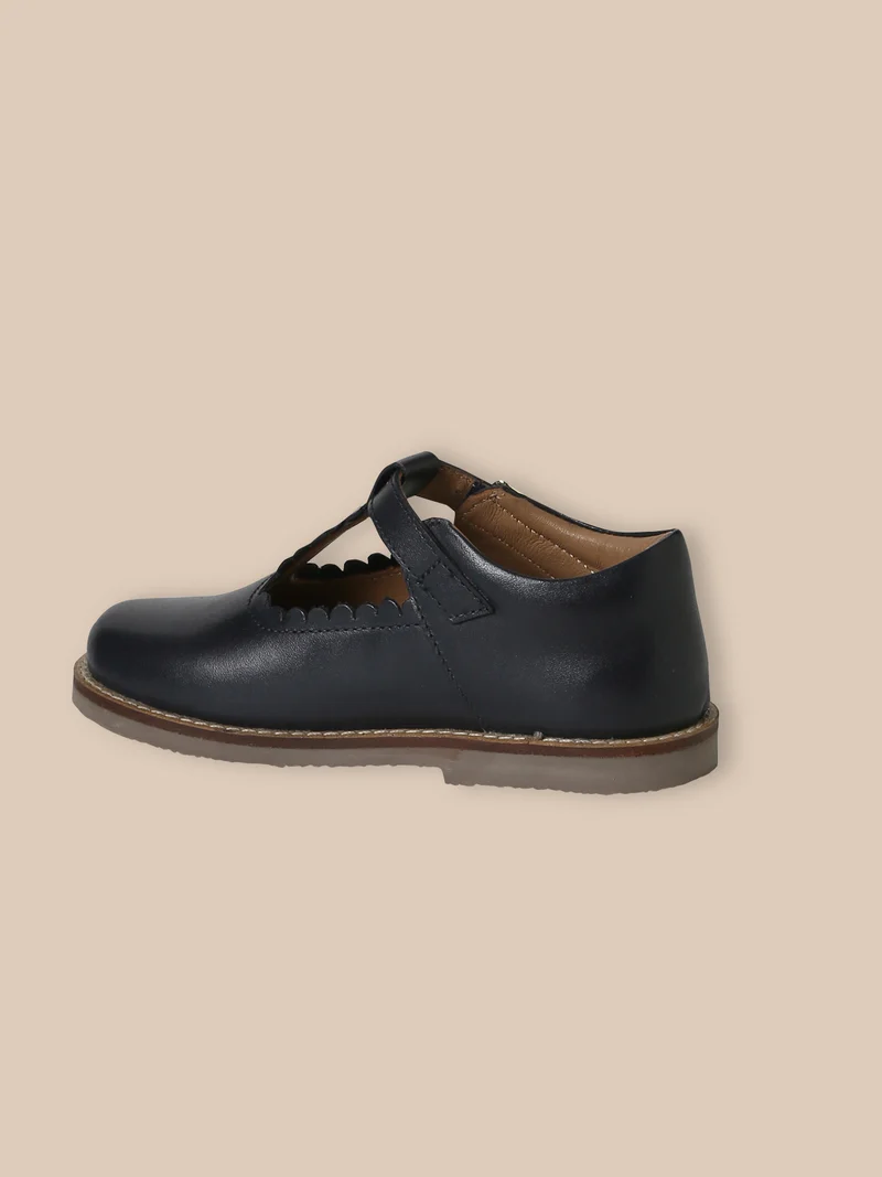 Mädchen-Riemchenschuhe aus Leder