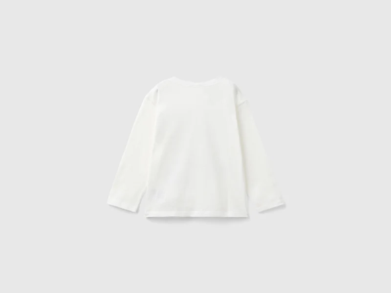 T-Shirt mit Druck, aus Baumwolle