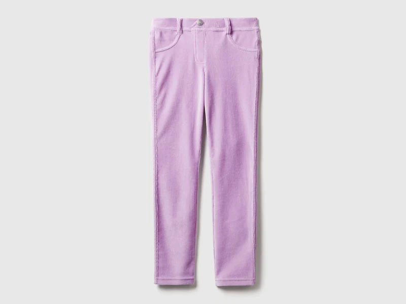 Superenge Chenille-Hose