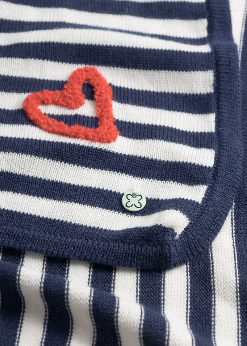 KNITTED TRIANGLE COTTON/POLYACRYL S
