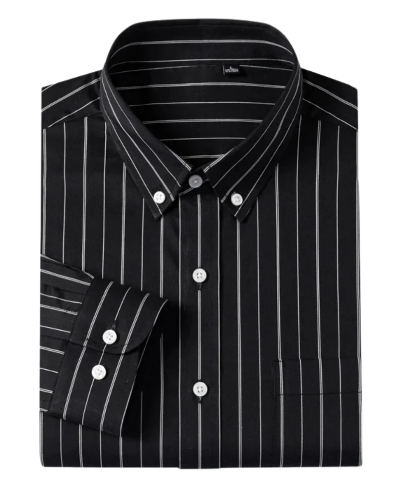 Elegant Striped Cotton Shirt