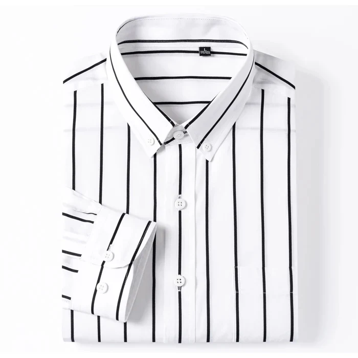 Elegant Striped Cotton Shirt