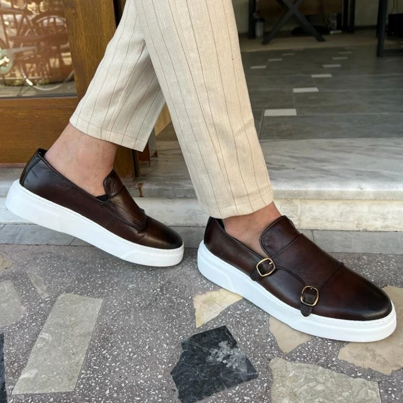 Slip-On Leather Loafers