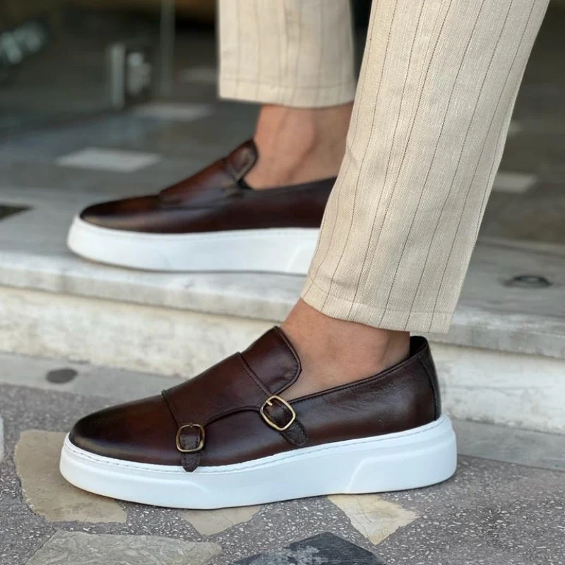 Slip-On Leather Loafers