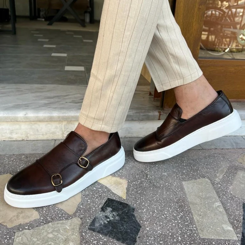 Slip-On Leather Loafers
