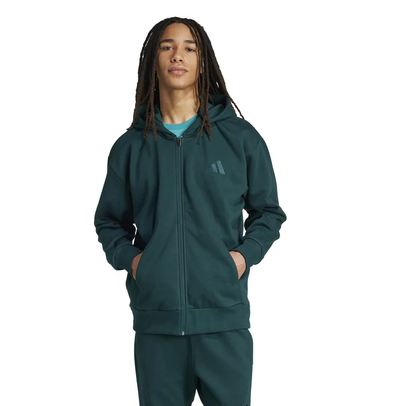ADIDAS Kapuzenjacke FL FZ aus Baumwollmix
