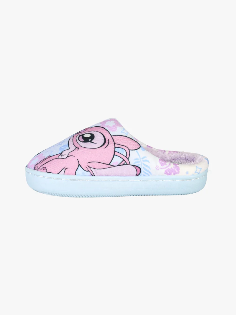 Stitch pantofole da bambina aperte dietro - azzurro