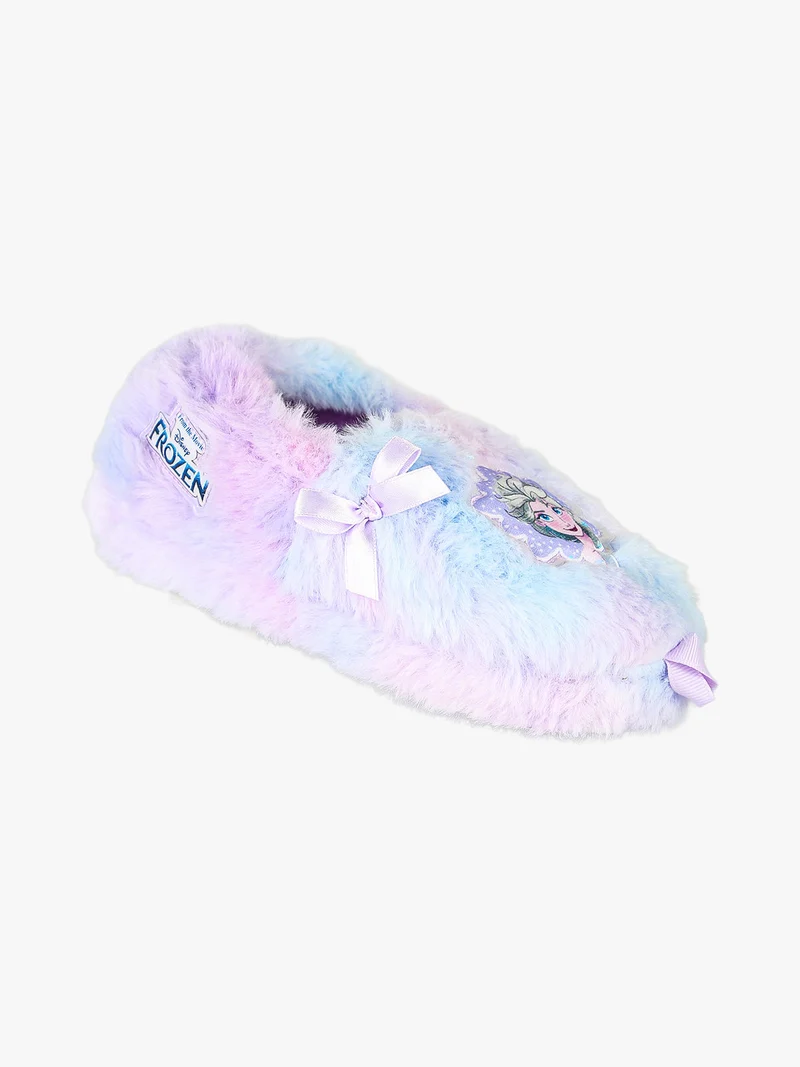 Pantofole chiuse da bambina pelose Elsa - lilla