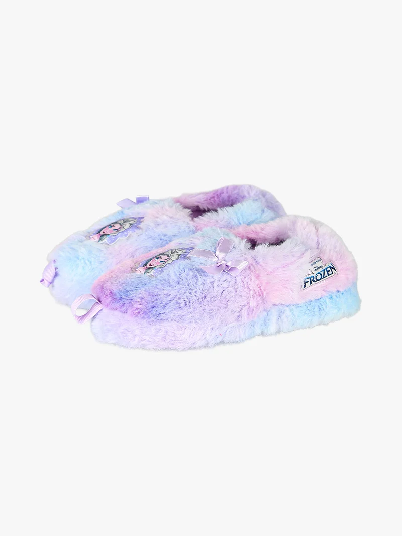 Pantofole chiuse da bambina pelose Elsa - lilla