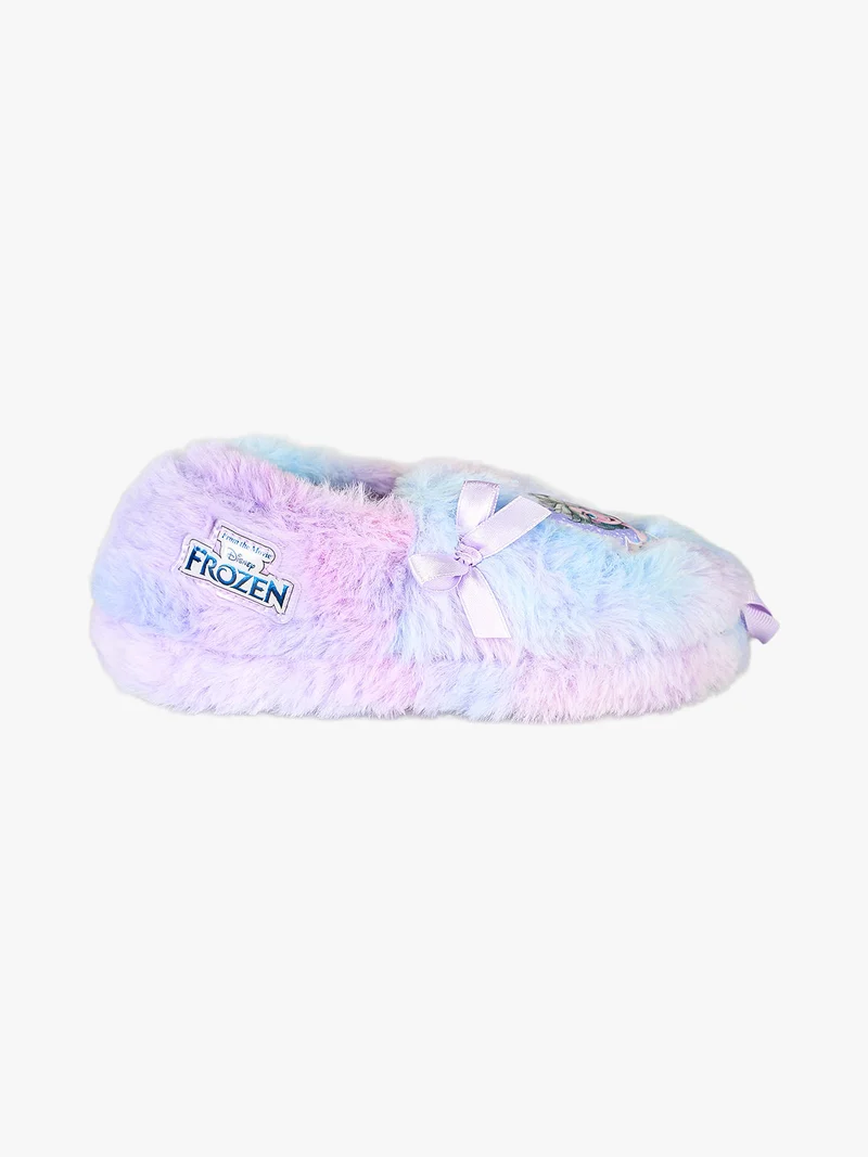 Pantofole chiuse da bambina pelose Elsa - lilla