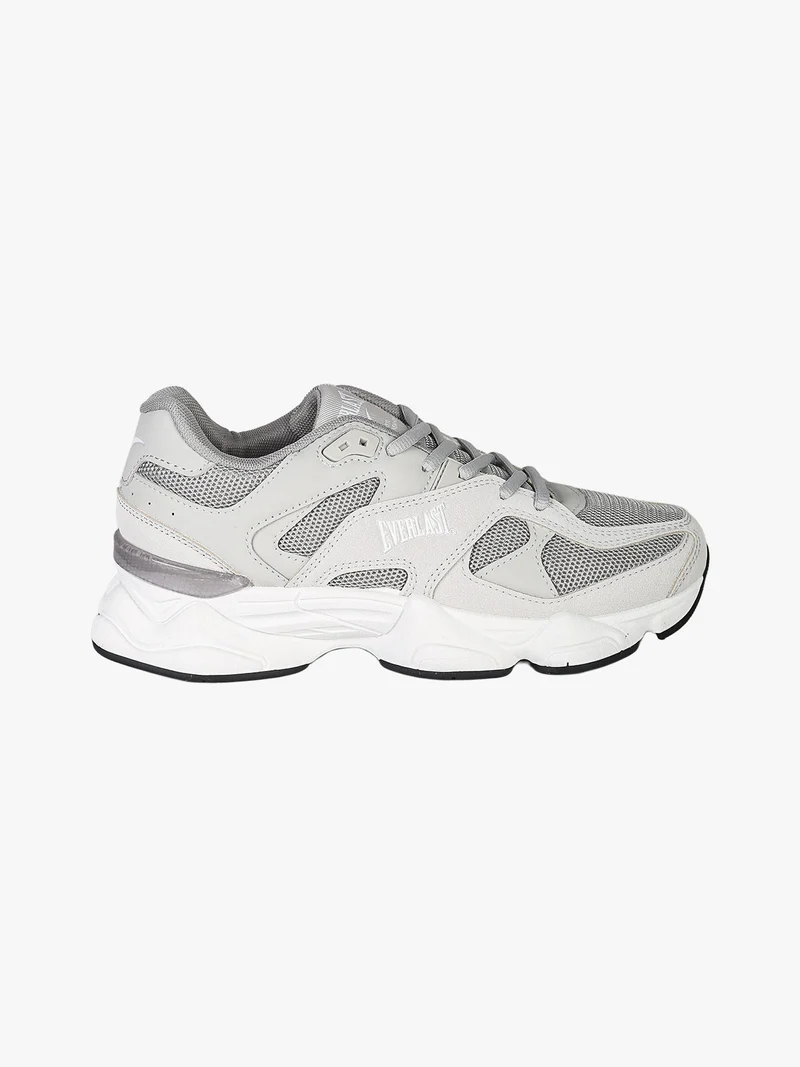 Sneakers donna sportive con suola alta - grigio