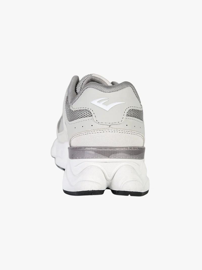 Sneakers donna sportive con suola alta - grigio