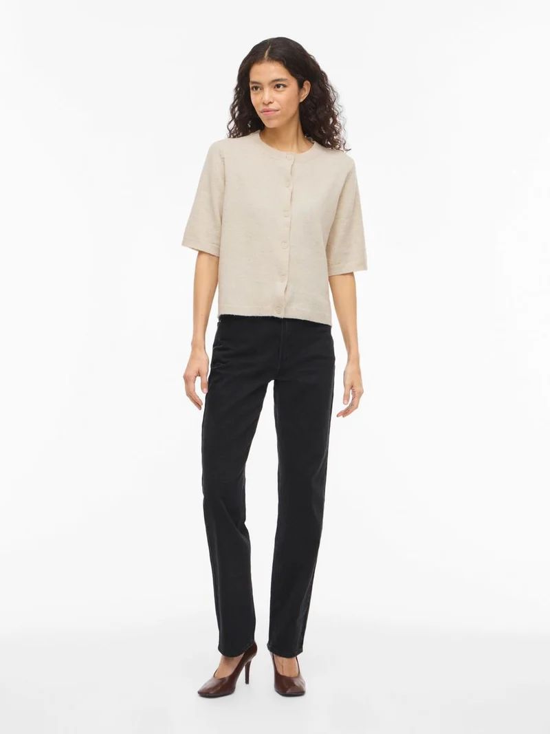 VILIGA 2/4 O-NECK KNIT CARDIGAN - NOOS