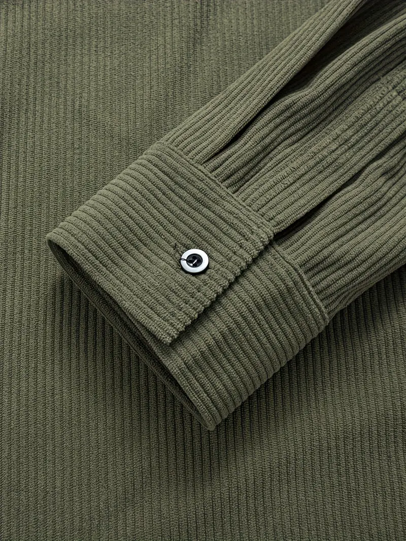 Casual Corduroy Cardigan