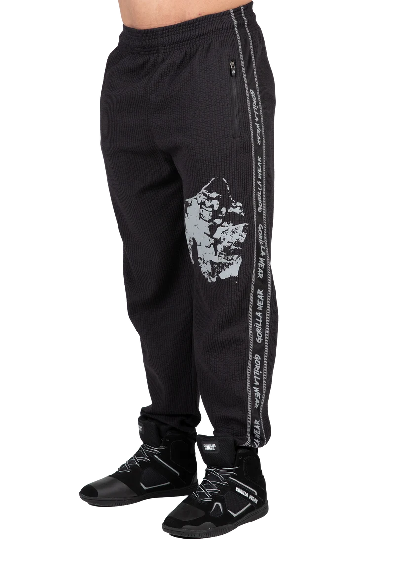 Buffalo Old School Workout Pants - Black/Gray