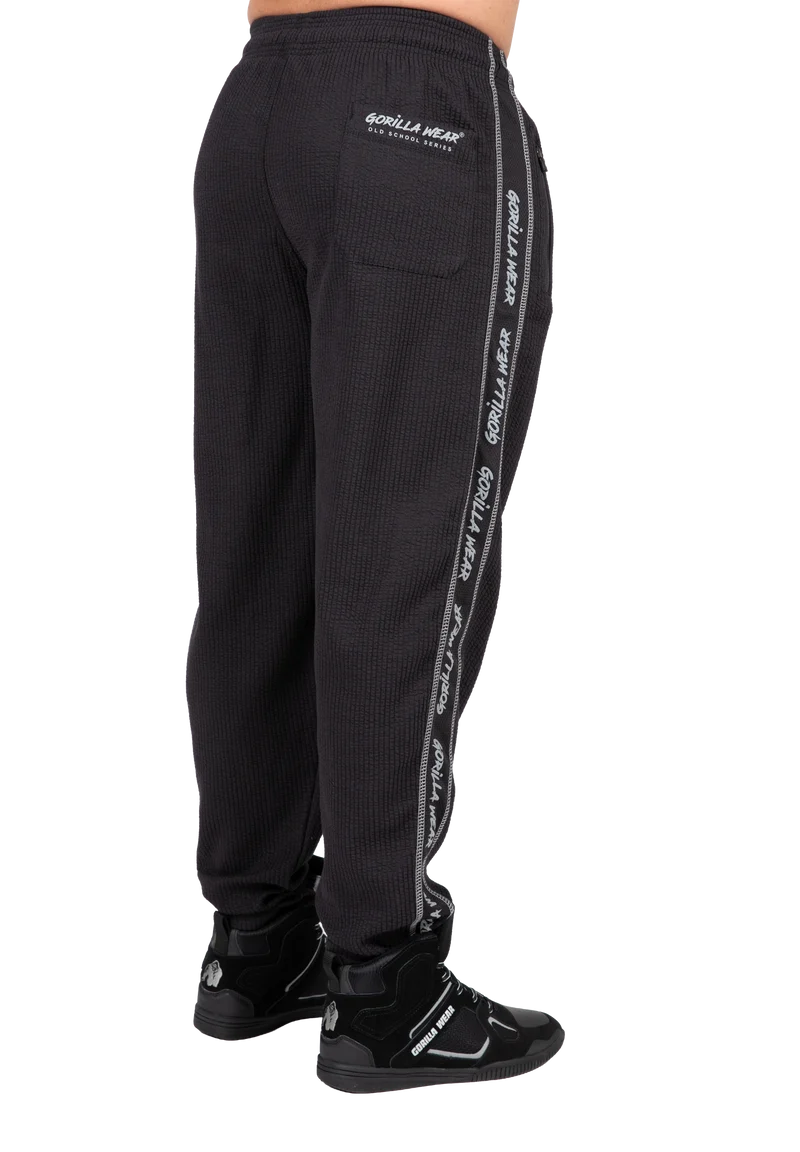 Buffalo Old School Workout Pants - Black/Gray