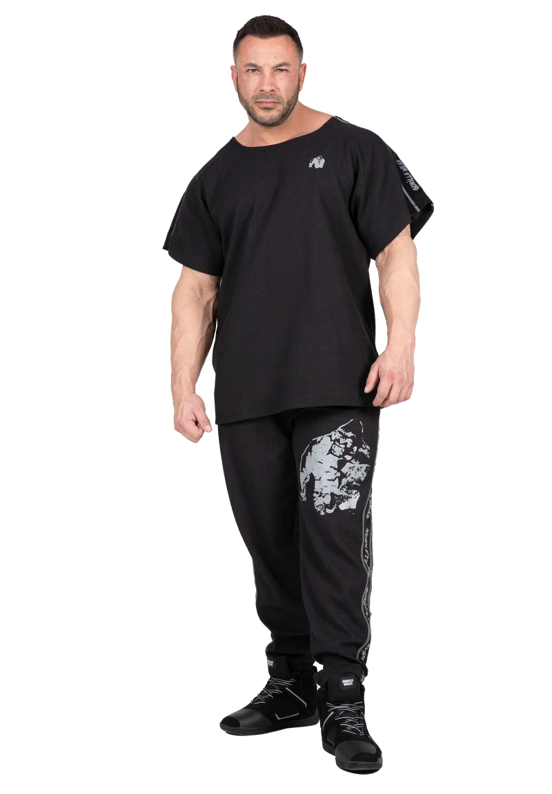 Buffalo Old School Workout Pants - Black/Gray