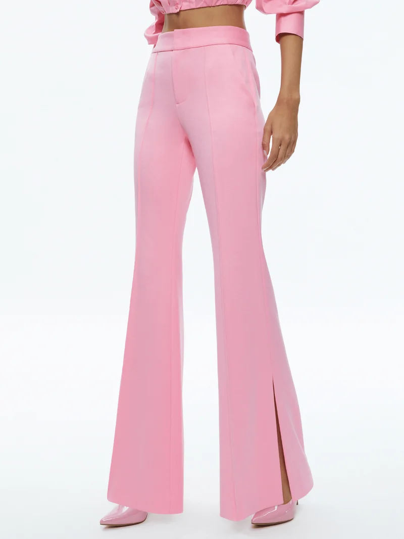 DANETTE HOSE MIT HOHEM BUND UND GEHSCHLITZ