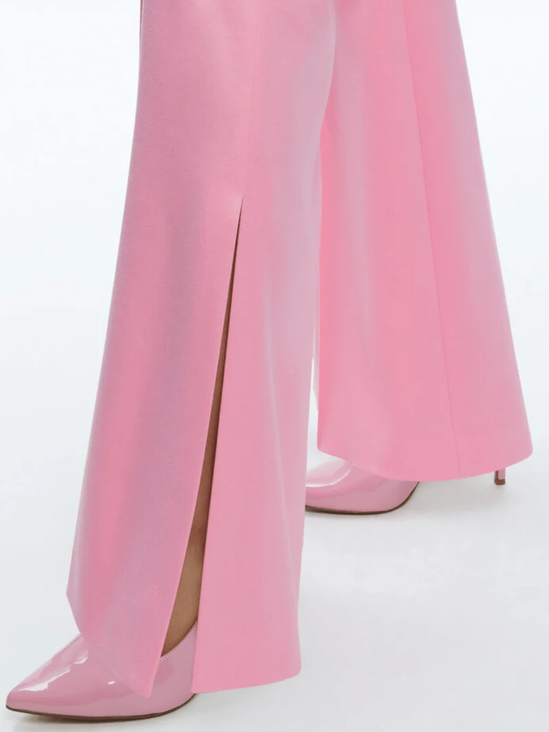 DANETTE HOSE MIT HOHEM BUND UND GEHSCHLITZ