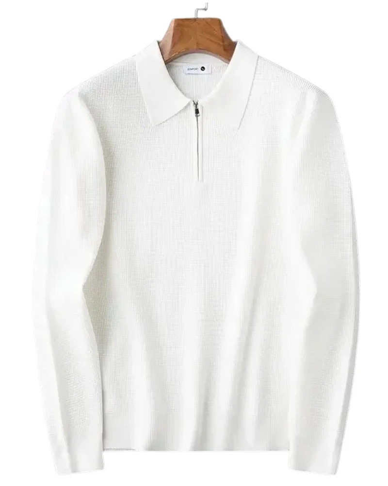 Elegant Men's Zip Sweater