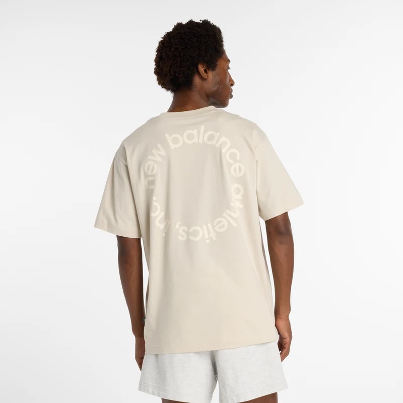 NEW BALANCE Circular Logo T-Shirt aus 100% Baumwolle