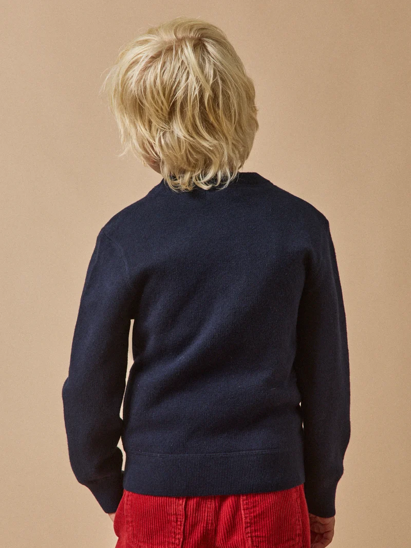 Jungenpullover im Sweatshirt-Stil