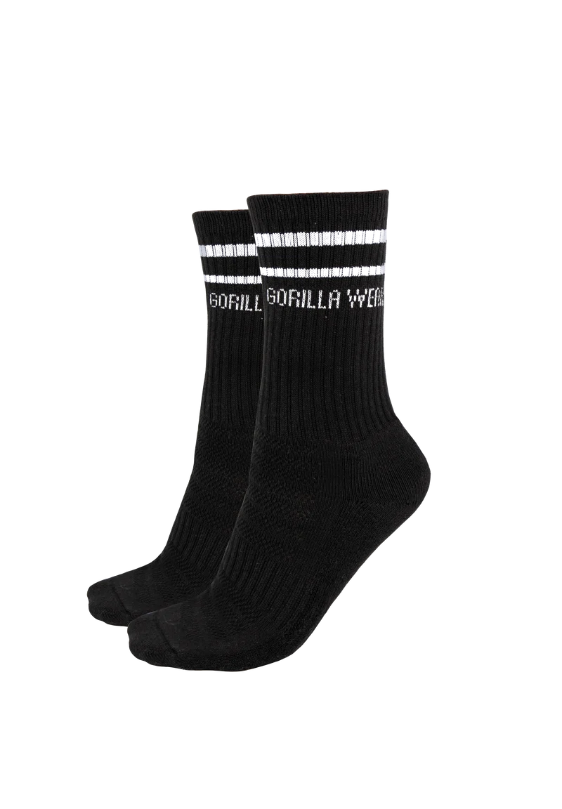 Crew Socks 2-Pack - Black