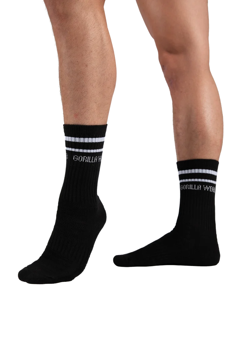 Crew Socks 2-Pack - Black