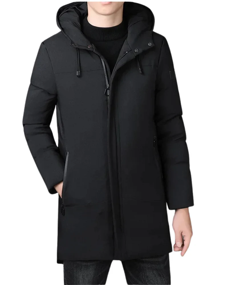 Elegant Long Men's Jacket