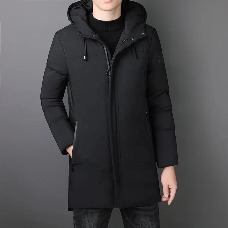 Elegant Long Men's Jacket