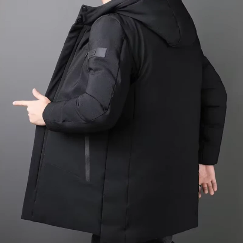 Elegant Long Men's Jacket