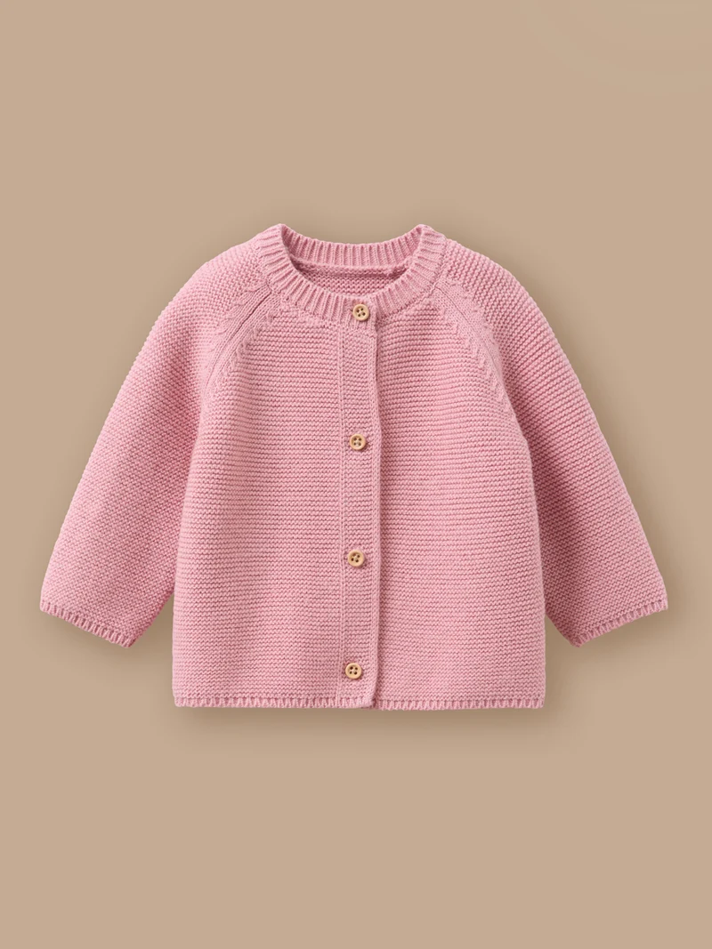 BabyCardigan aus Bio-Baumwolle