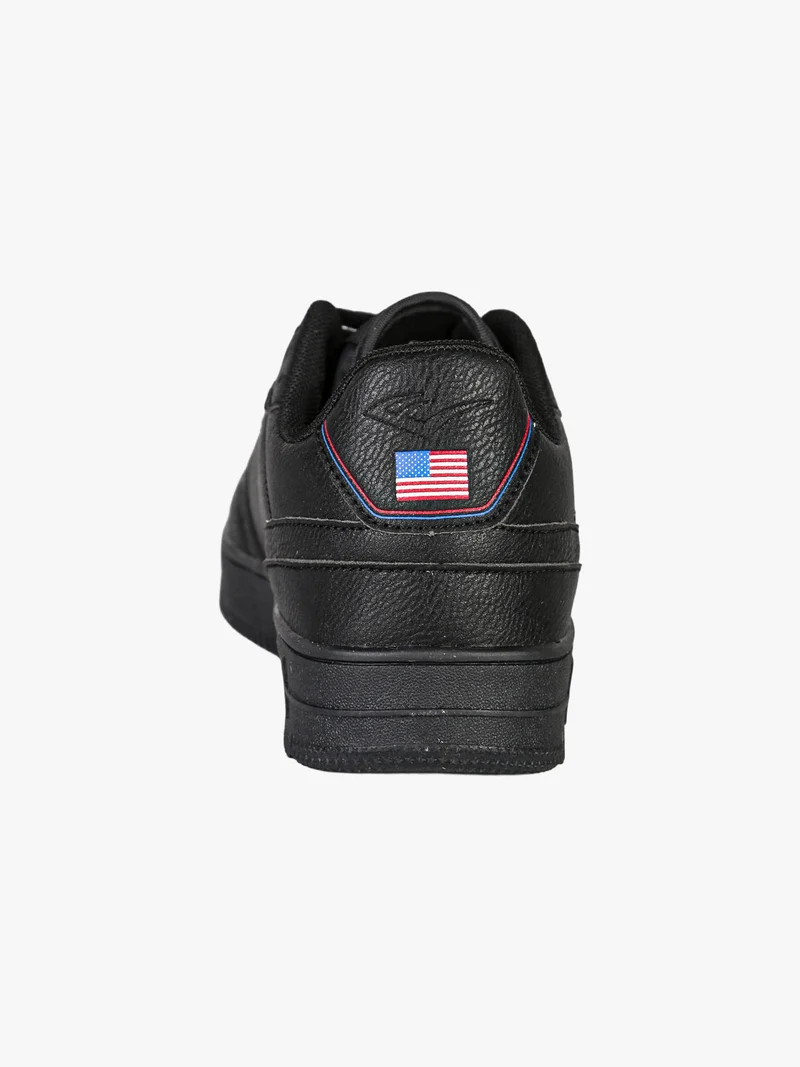 Sneakers donna stringate - nero