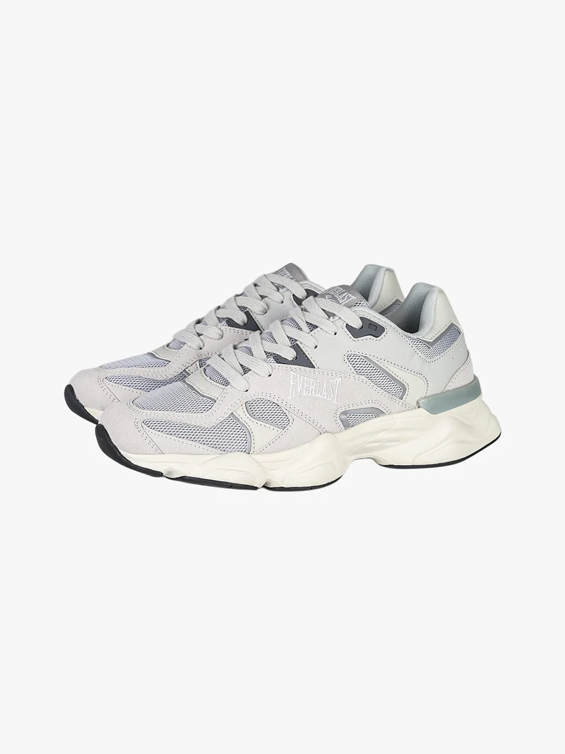 Sneakers sportive da uomo con suola alta - grigio
