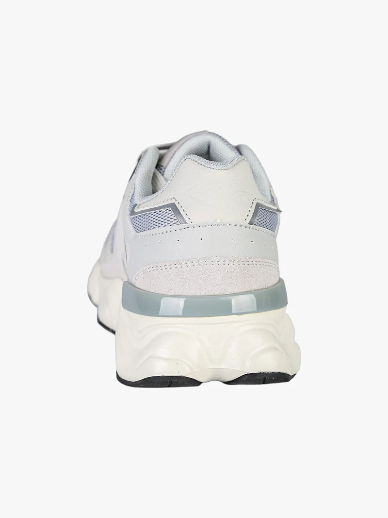 Sneakers sportive da uomo con suola alta - grigio