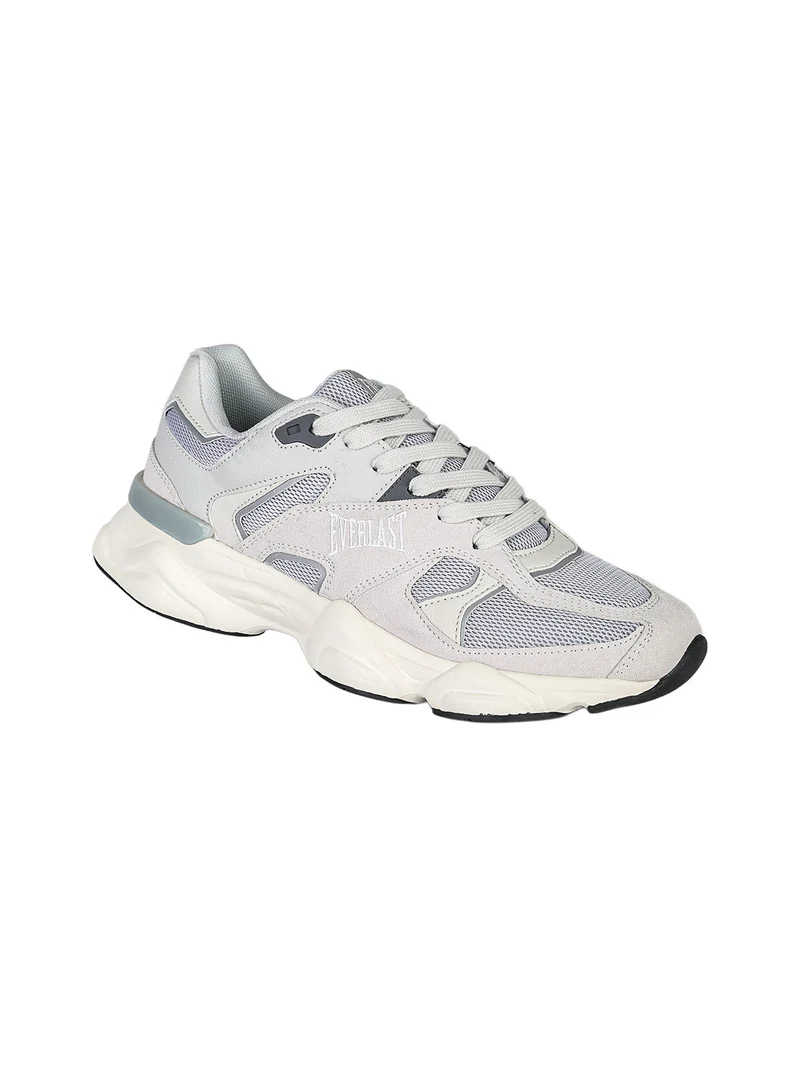 Sneakers sportive da uomo con suola alta - grigio
