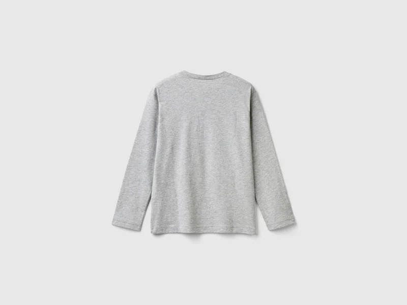 Langärmeliges T-Shirt mit Druck
